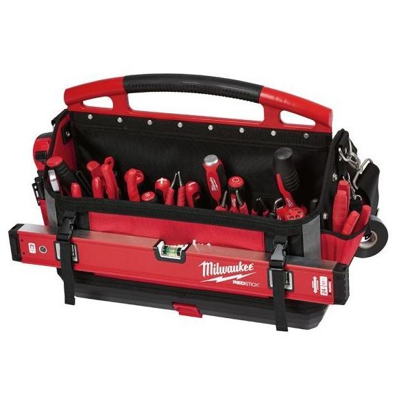 Milwaukee 工具バック トートバッグ20インチ レッド Milwaukee（ミルウォーキー） PACKOUT(パックアウト) 20インチトート