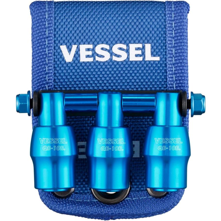 VESSEL（ベッセル） クイックキャッチャー 3連ホルダー 限定色 ブルー