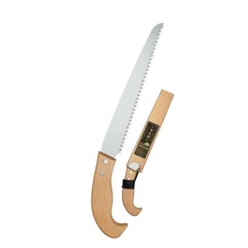関西洋鋸 木柄 木サヤ付 剪定鋸 240mm 本体 MS-3201 手引鋸 園芸