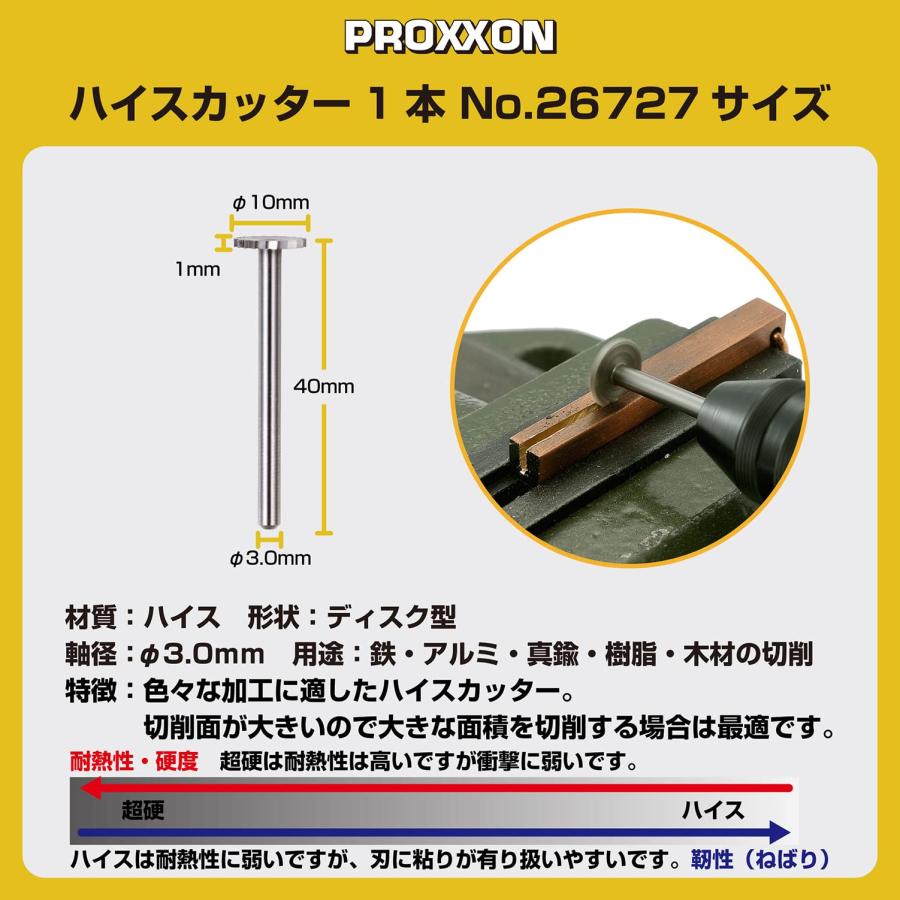 PROXXON(プロクソン) ハイスカッター No.26727 ミニルーター専用 3mm軸