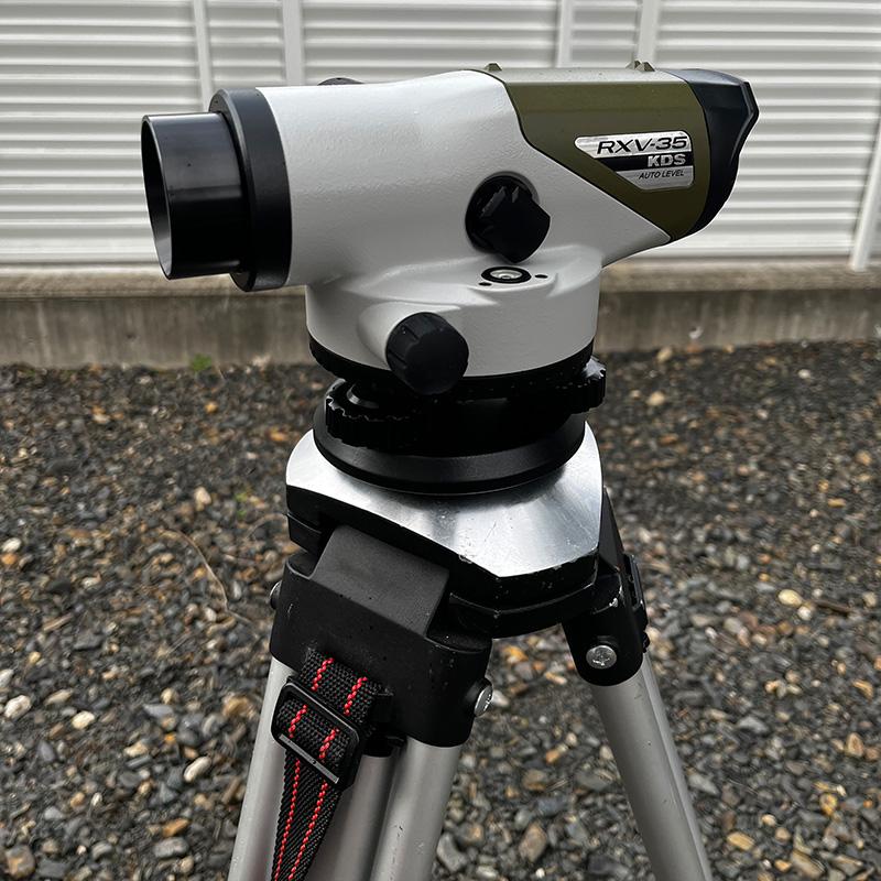 dkさん専用 ムラテックKDS 自動レベル RXV-35 35倍 球面三脚付き 高精度ワイド