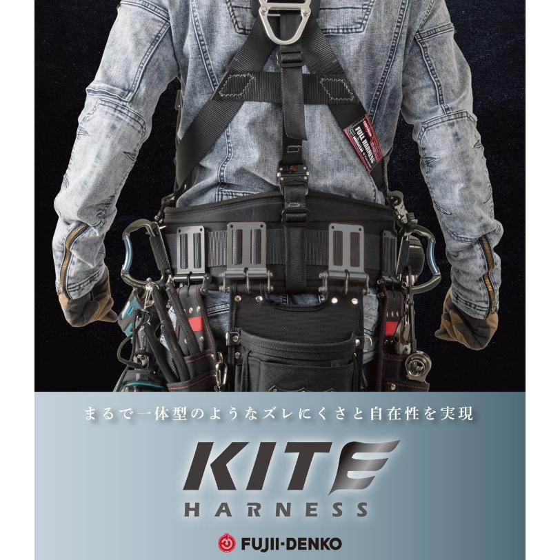 FUJII-DENKO KITE TH-521 BLK ハーネス Mサイズ 藤井電工 【予約注文受付中】藤井電工 カイトハーネス TH-521-OT-BLK-M