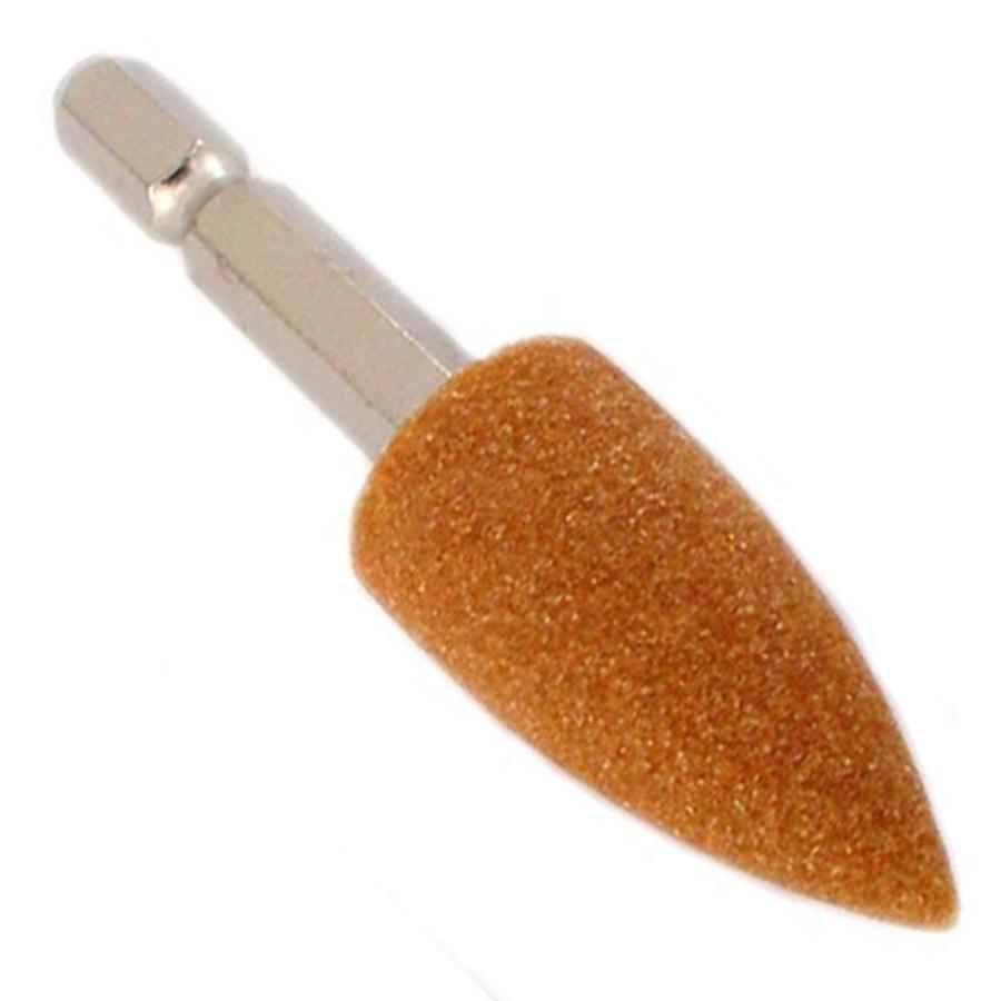 サンフレックス(Sumflex) 六角軸付砥石 金属用 No.3502H WA材 直径16mm×長さ32mm 回転数5.000rpm ...