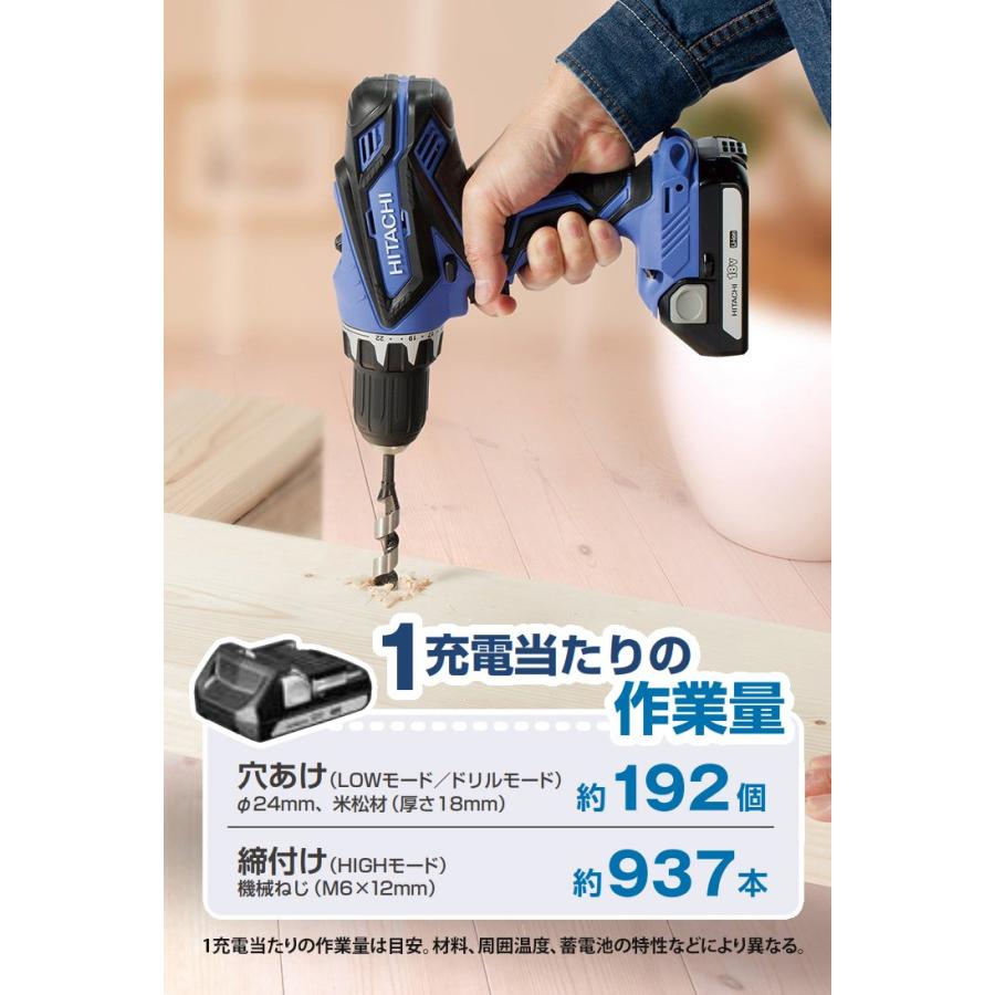 HiKOKI（ハイコーキ） 18V コードレスドライバドリル FDS18DGL 2LEGK 