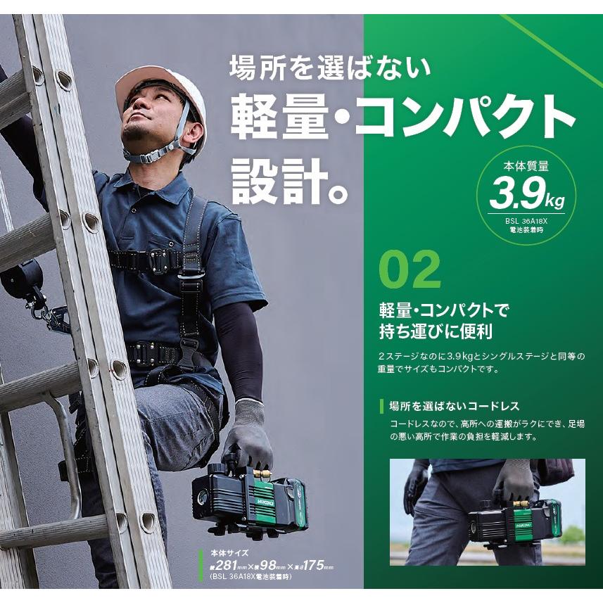 HiKOKI（ハイコーキ） UP18DYA コードレス真空ポンプ 18V マルチボルト 