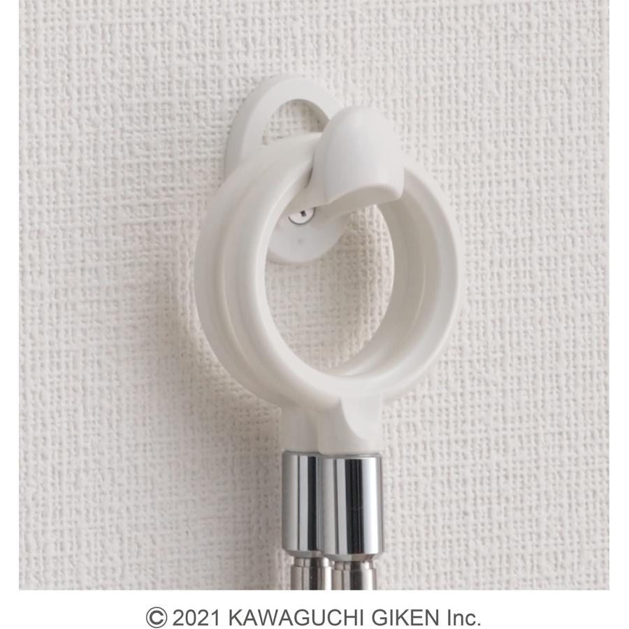 【セット】室内物干し竿セット 【QL-23-W1本+SPCS-W2本】 川口技研 ホスクリーン 室内用物干竿 長さ:1450-2340mm QSCS-23_3