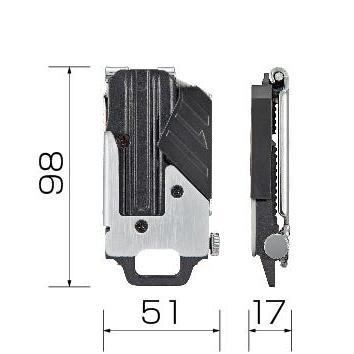 タジマ(TJMデザイン) セフ後付ホルダーメタル SF-MHLD 使う道具だけ腰につけるセフ後付ホルダー｜total-homes｜04