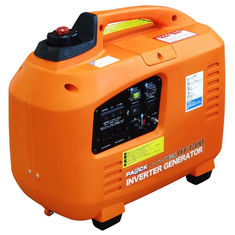 PAOCK インバータ発電機 HT-1700 未使用品 パオック パオック（PAOCK） インバータ発電機 HT-1700 レジャーや日曜大工