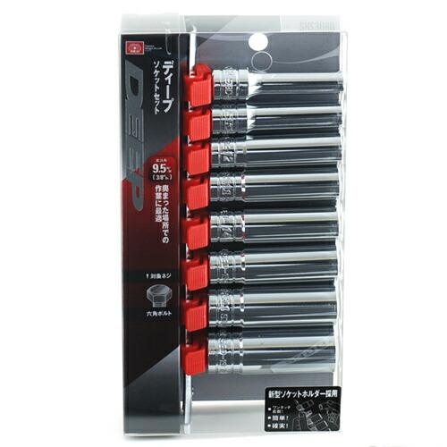 SK11 SK11(藤原産業) ディープソケットセット SHS308D 差込角 SK11 SK11(藤原産業) ディープソケットセット SHS308D 差込角
