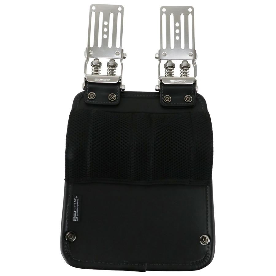 藤原産業 SHOX(藤原産業) 薄型腰袋 SHX-17 SHOCK機構 衝撃吸収 牛革+