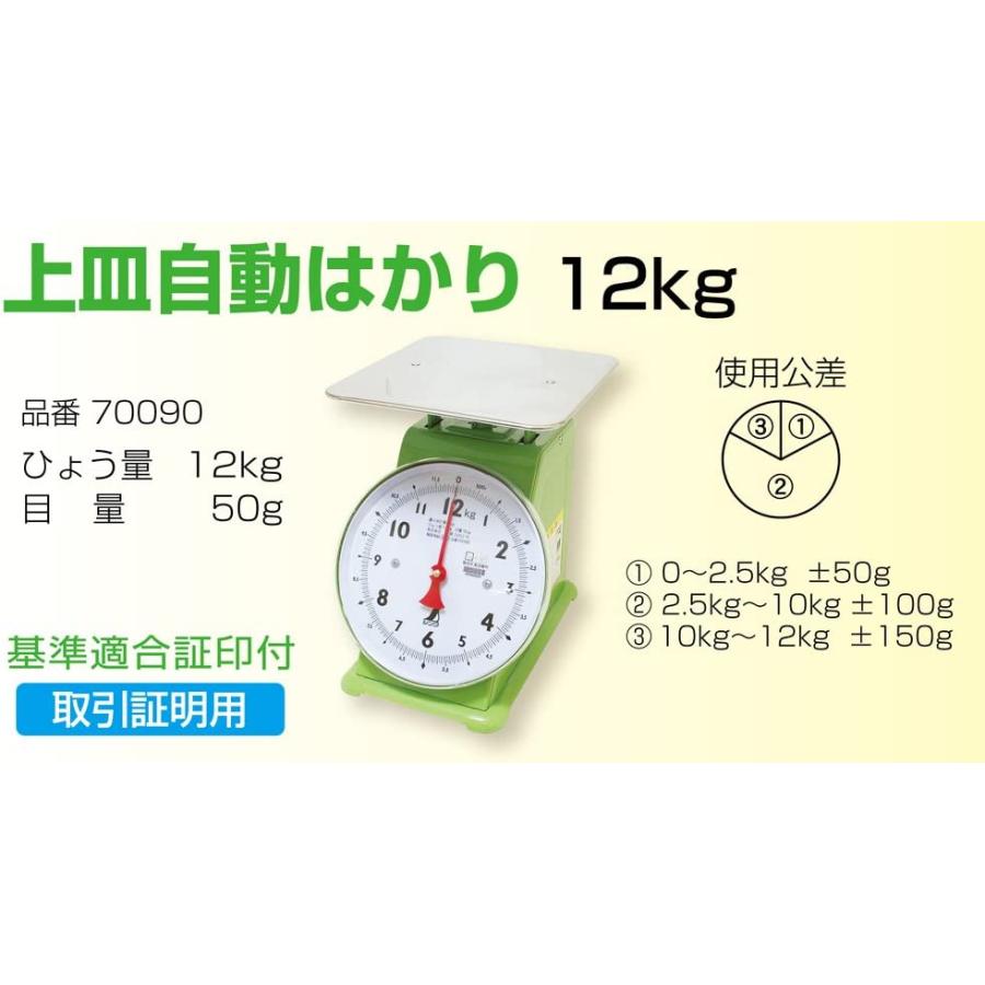 シンワ シンワ測定 70090／上皿自動はかり 12kg 取引証明用 : Total 