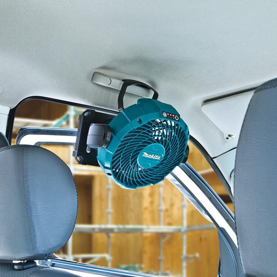 マキタ　makita　CF101DZ　充電式ファン　新品　10.8V用　アダプタ/説明書付き　風量3段階　【ハンズクラフト宜野湾店】 マキタ（makita） 充電式ファン CF101DZ(青)+バッテリBL1040Bx2個+充電