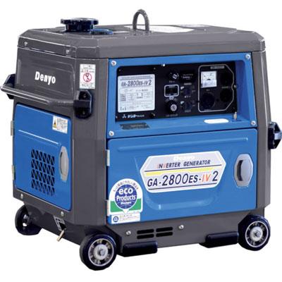 デンヨー 【法人限定】発電機 GA-2800ES-IV2 小型発電機 インバーター