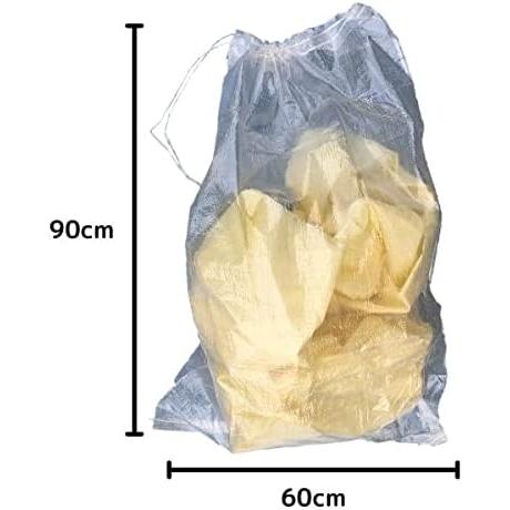 ガラ袋(空袋) PP 25枚入り 60×90cm ごみ袋 透明 工事現場など : Total 