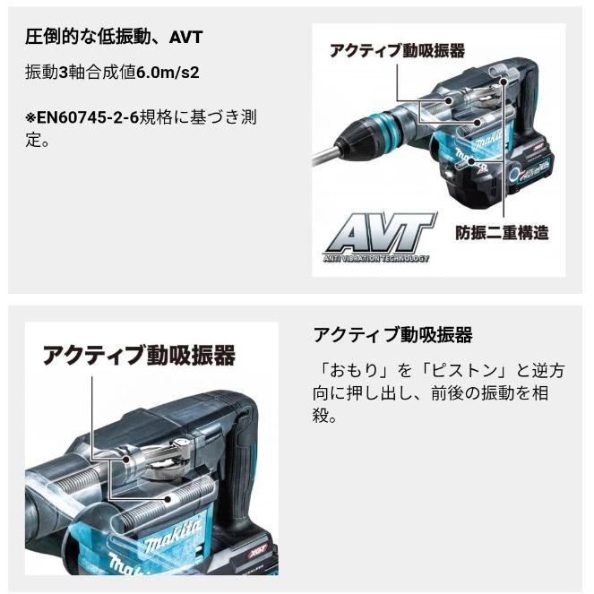 マキタ マキタ(makita) 充電式ハンマ SDS-max HM001GZK 40V