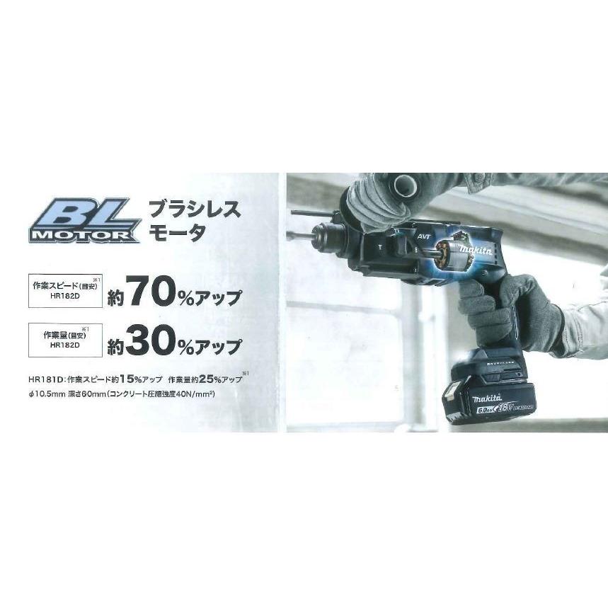 マキタ マキタ(makita) HR181DZKV 充電式ハンマードリル 集塵システム 