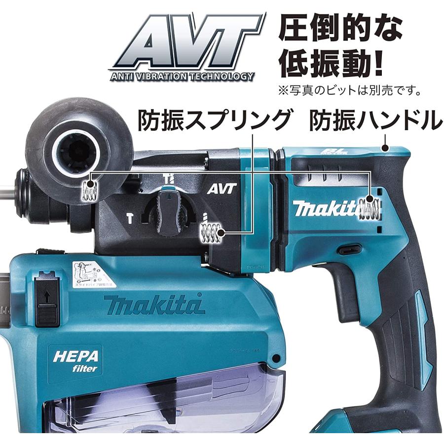 マキタ（makita） HR182DGXVB 充電式ハンマードリル 18mm 18V 6.0Ah 