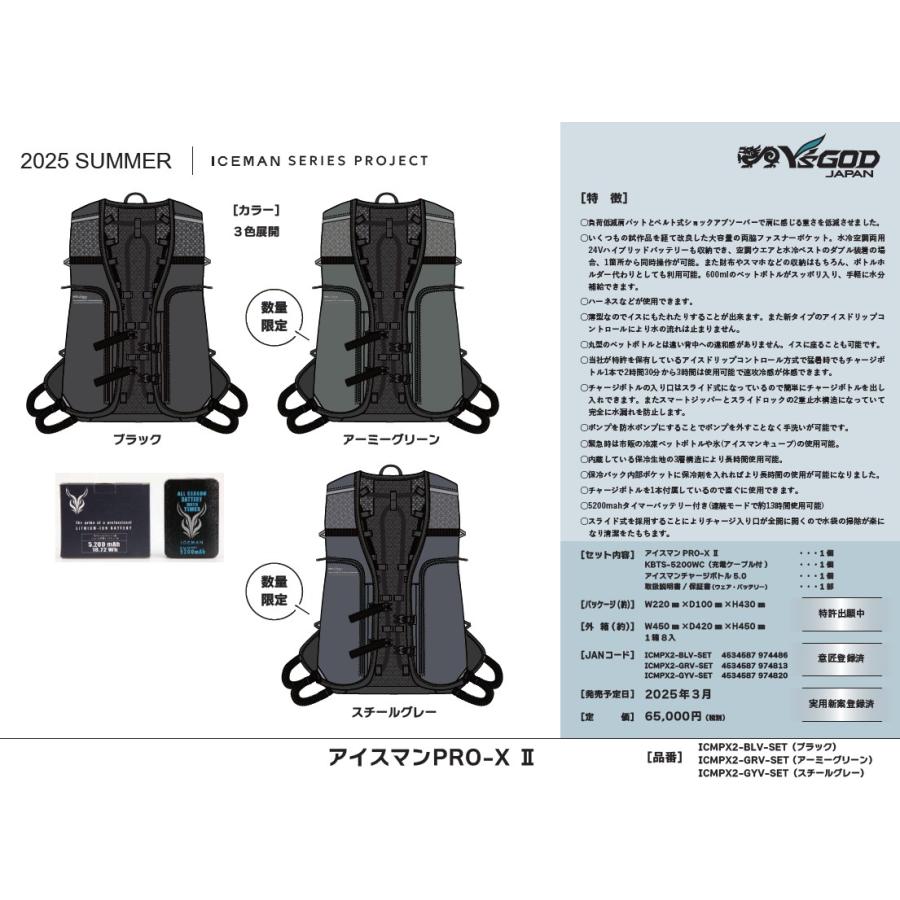 YAMASHIN（ヤマシン） Y'sGOD(ワイズゴッド) 水冷インナー アイスマン