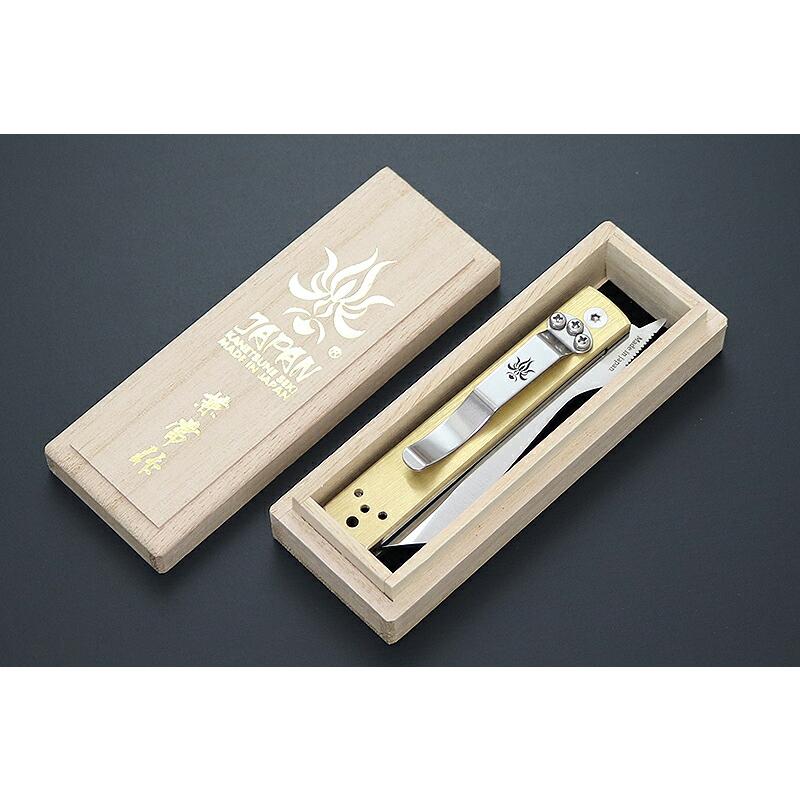 関兼常 兼常作 短冊刀 TANZAKU-TOU ステンレス鋼ブレード 桐箱入り KB