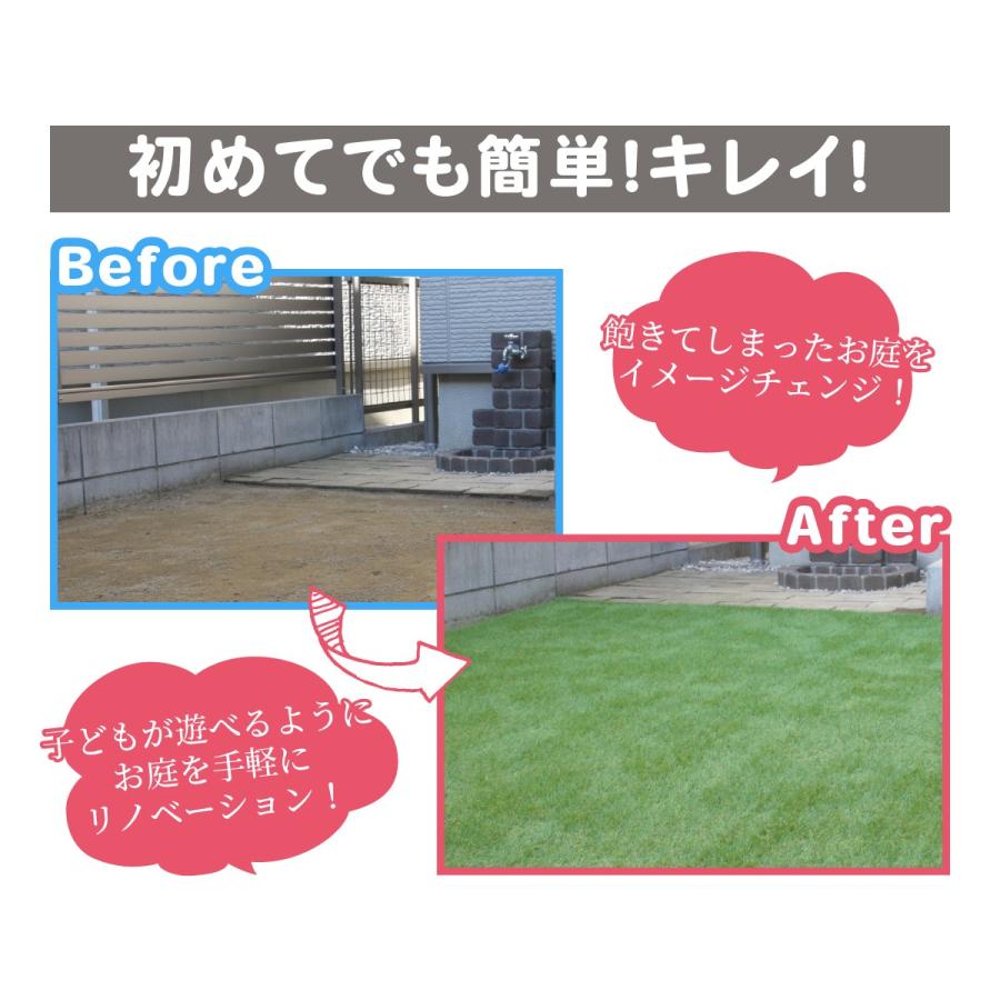 長持ちで自然な見た目を実現 人工芝 メモリーターフ 巾1m×長さ10m×高さ25mm - 庭/イベント用 DIY可 MT25-0110の画像