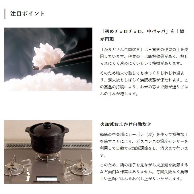 リンナイ（Rinnai） 専用炊飯土鍋「かまどさん自動炊き」 (2合炊) RTR