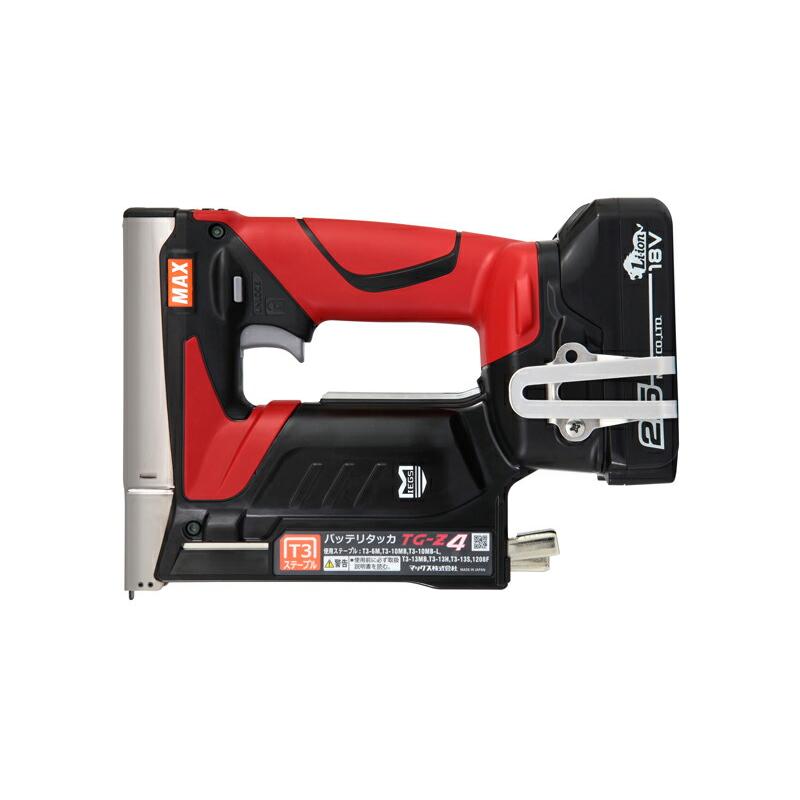 マックス　バッテリータッカー マックス（MAX） 充電式タッカー TG-Z4-BC/1825A 18V 2.5Ah
