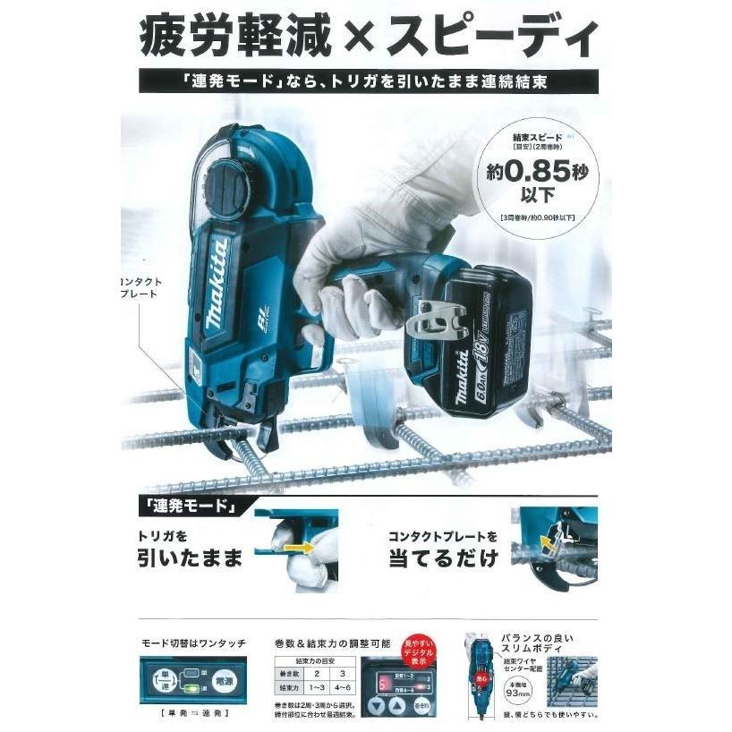 マキタ（makita） TR180DRGX 充電式鉄筋結束機 18V 14.4V 使用可能