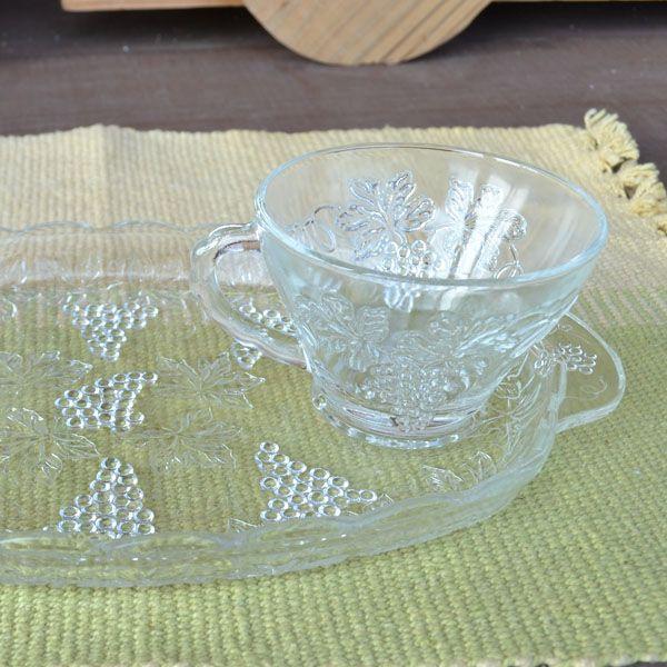 ファイヤーキング（アンカーホッキング） ぶどう柄スナックセット