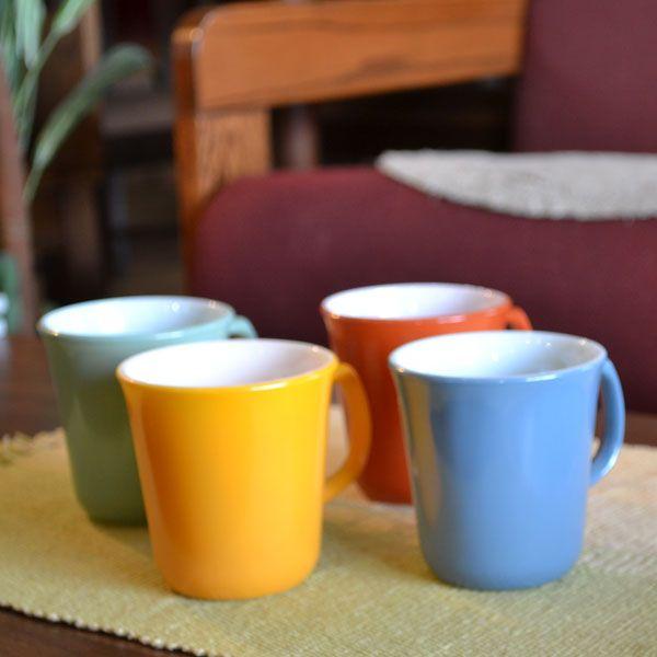 PYREX（パイレックス） オールドパイレックス カラーマグ 4色セット