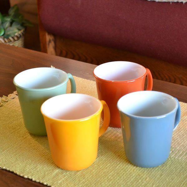 PYREX（パイレックス） オールドパイレックス カラーマグ オレンジ