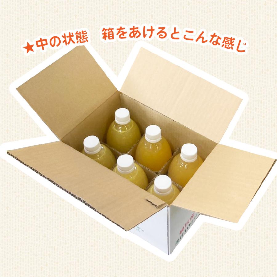 甘夏みかんジュース 500ml瓶 × 6本入 伯方果汁 愛媛 みかんジュース