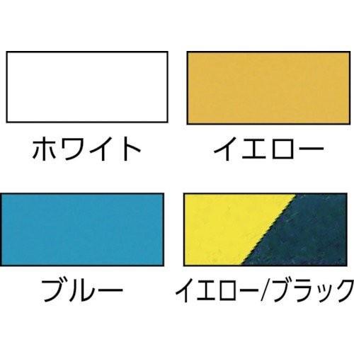 緑十字　ラインテープ（ガードテープ）　緑　再剥離タイプ　屋内用　《発注単位：1巻》［OB］　５０幅×１００ｍ