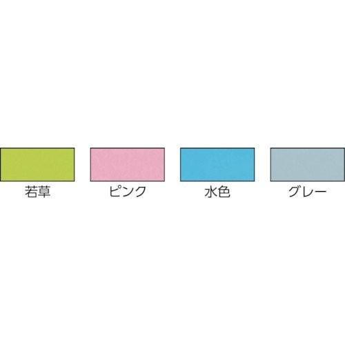 緑十字　ガードテープ（ラインテープ）　グレー　２５ｍｍ幅×１００ｍ　屋内用　《発注単位：1巻》［OB］