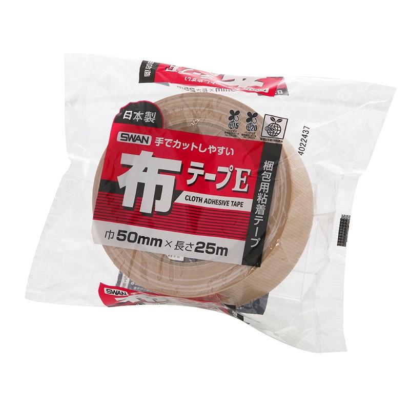 布テープ 布 ガムテープ 布テープE 手でカットしやすい 50mm×25m 30巻入 1ケースの画像