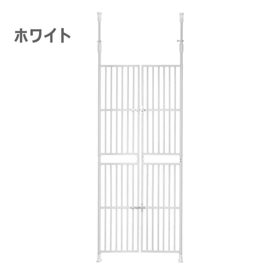 一年保証ペットゲート ペットフェンス ドア付き 全柵間隔3.5cm 高さ205