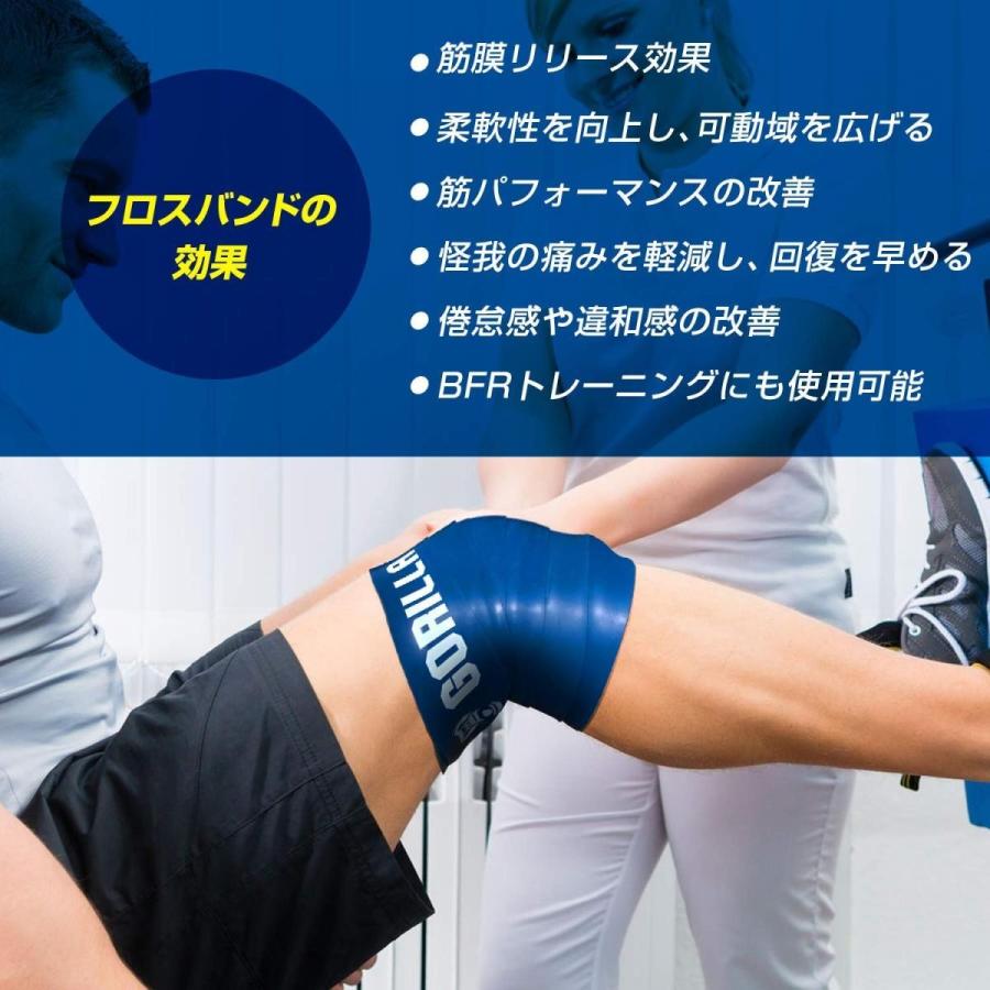 Gorilla Squad フロスバンド 2本セット使い方マニュアル キャリーバッグ付フロッシング コンプレッション 筋膜リリース リカバリ Aquafreshro In