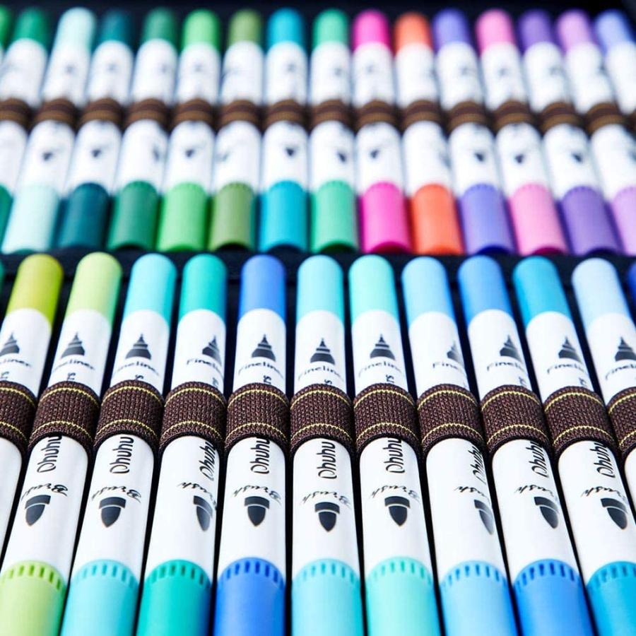 Ohuhu アートマーカーペン 100色 筆先 水彩ペン 水性 ふでタイプ ふで 極細 ブラッシュ 鮮やか イラスト 手帳 絵手紙 色塗り Shop ロタス 通販 Yahoo ショッピング