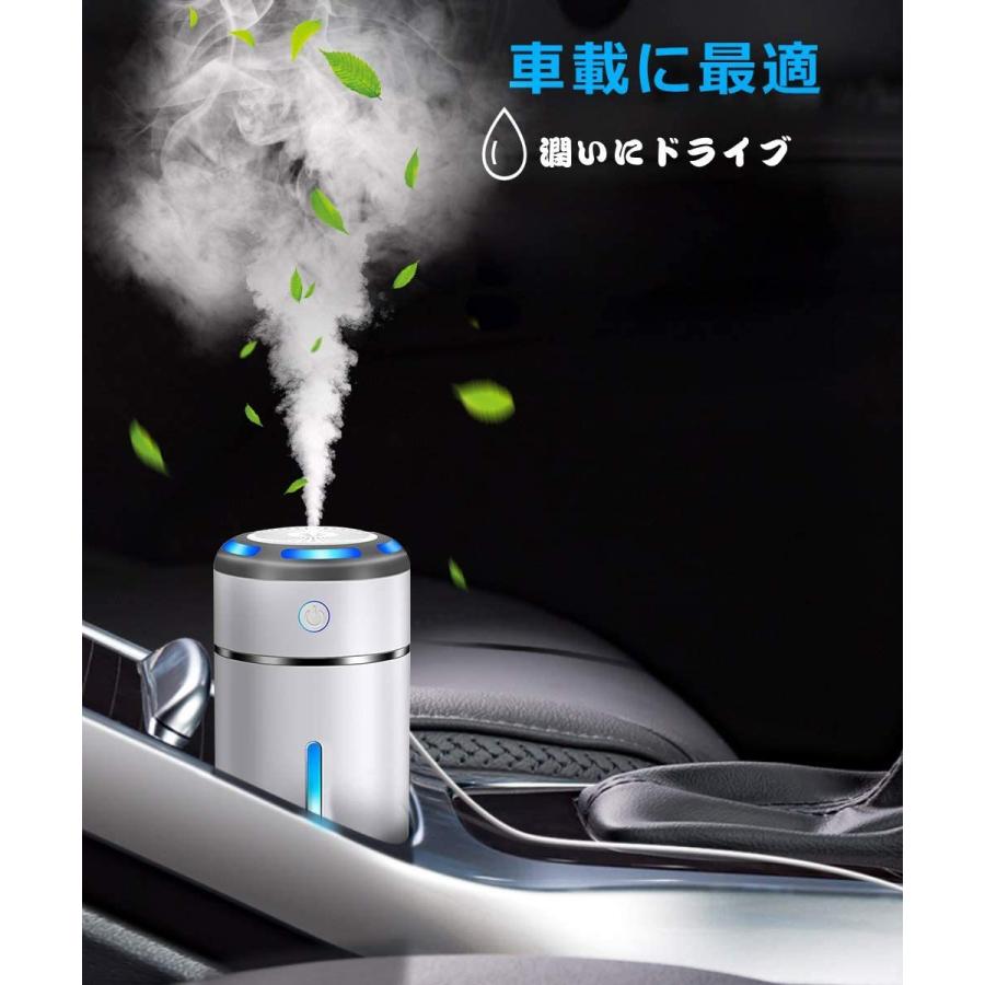 Bestore 加湿器 卓上 最新改良版 車用加湿器 アロマ 次亜塩素酸水対応 除菌 超音波式 ミニ加湿器 超静音 七色変換ledライト 1 Shop ロタス 通販 Yahoo ショッピング