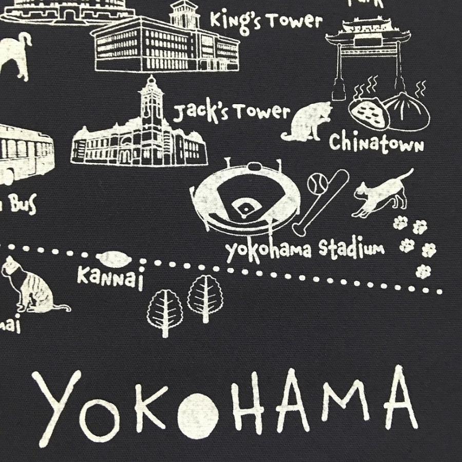 イラスト エコトートマップお散歩猫ちゃんシリーズ 横浜 ネイビー Etm014 Totemap 通販 Yahoo ショッピング
