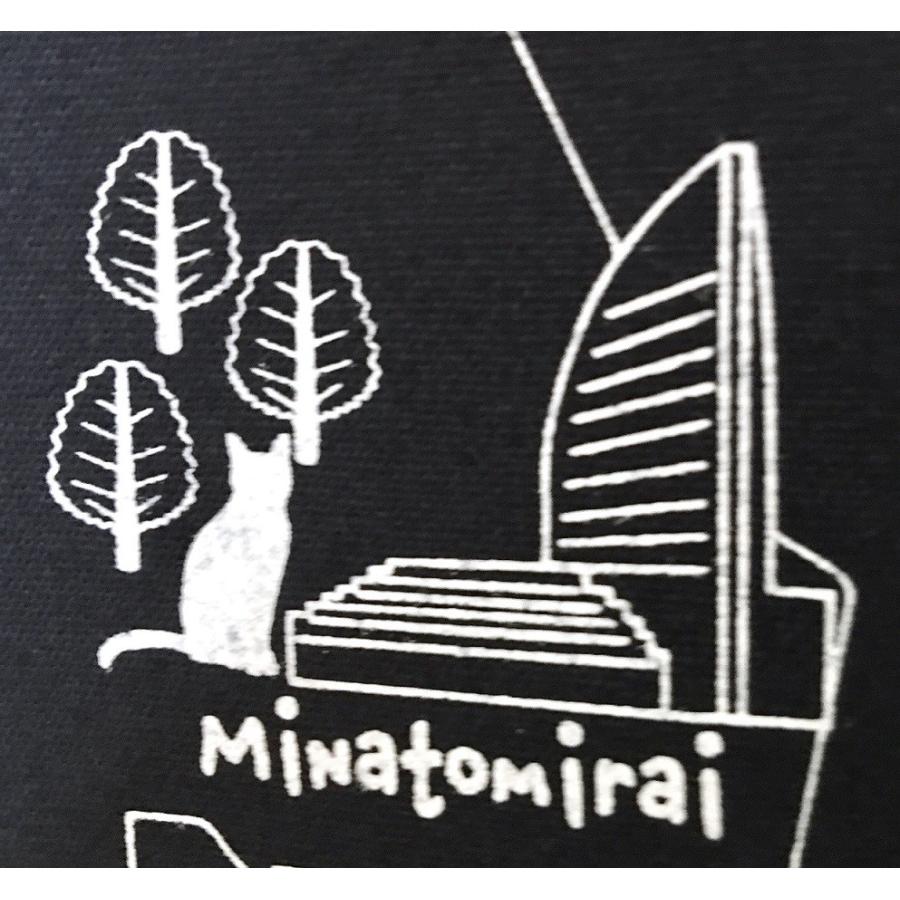 イラスト エコトートマップお散歩猫ちゃんシリーズ 横浜 ネイビー Etm014 Totemap 通販 Yahoo ショッピング