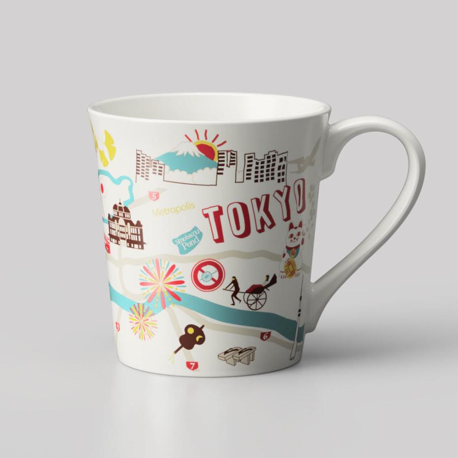 窓付box T型mapmug マップマグ 東京イラスト Mug228 Totemap 通販 Yahoo ショッピング