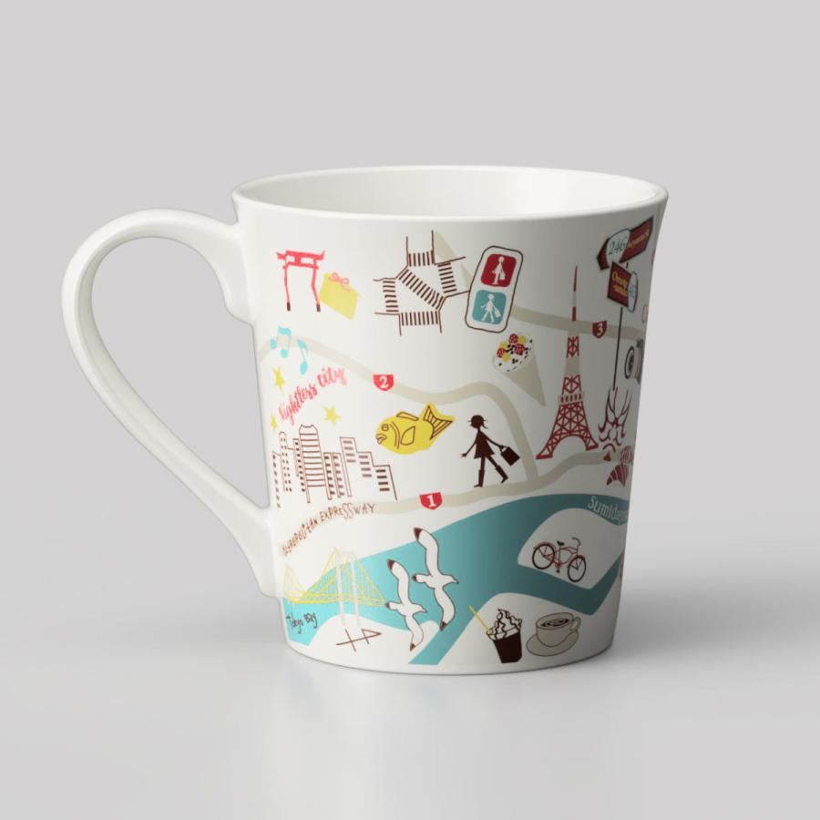 窓付box T型mapmug マップマグ 東京イラスト Mug228 Totemap 通販 Yahoo ショッピング