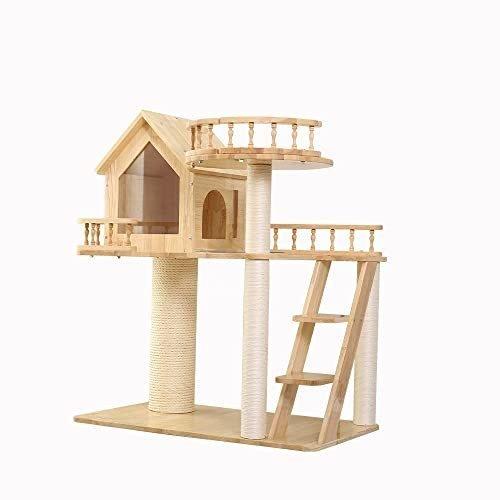 大阪売れ済 天然木 無垢材 猫 キャットハウス 一軒家 キャットタワー キャットツリー 木製 据え置き おしゃれ 割引お買い得 Miracleleaffl Com