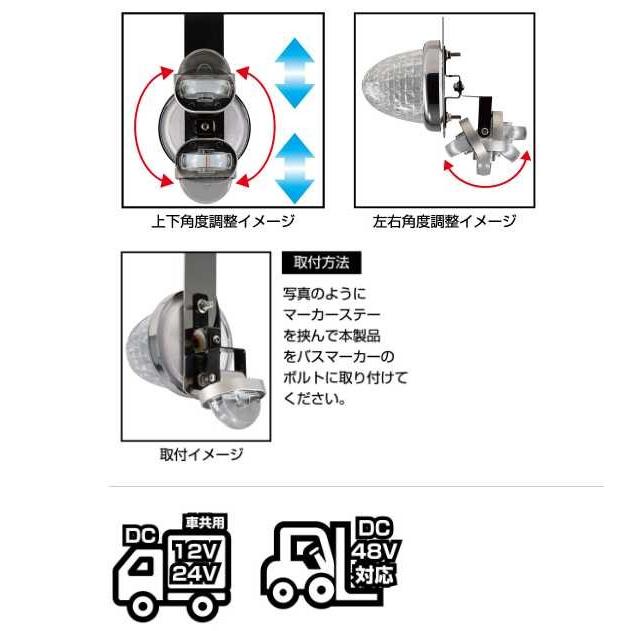 LEDレーザーダウンライト 12/24V共用 各色 : カー用品・トラック
