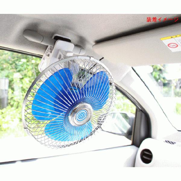 乗る扇風機 ジェットイノウエ 作動動画付き 軽トラ用 扇風機12V 8インチ クリップ