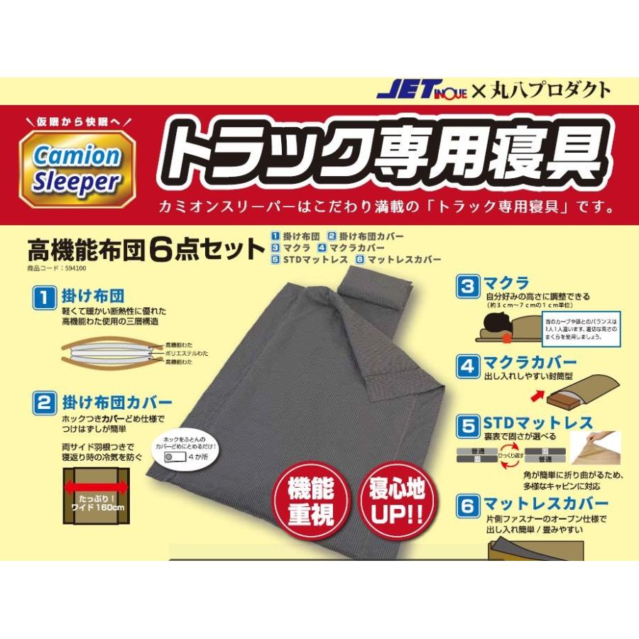 高機能布団６点セット カミオンスリーパー トラック用 中型 大型車兼用 カー用品 トラック用品の東都部品 通販 Yahoo ショッピング