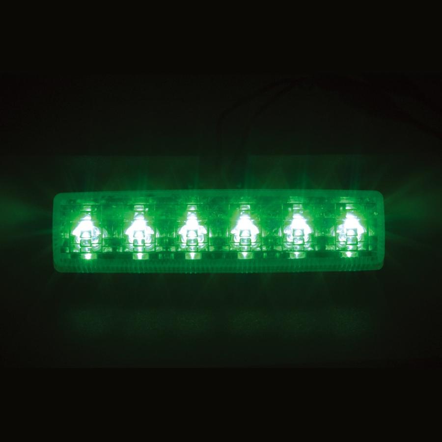 流星 Re6LED車高灯クリア／グリーン : カー用品・トラック用品の東都