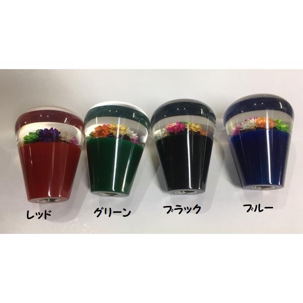水中花シフトノブ 60mm 12×1．25 : カー用品・トラック