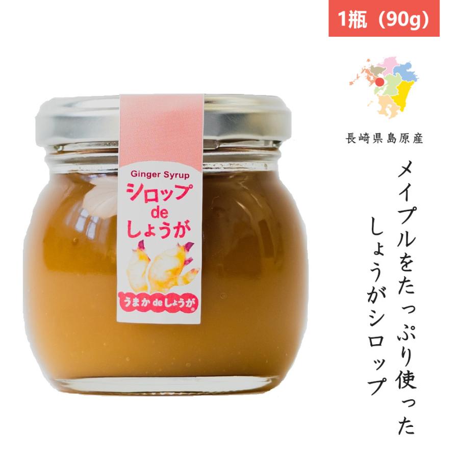 シロップdeしょうが 1瓶(90g) 松本農園 島原半島 長崎県産 生姜