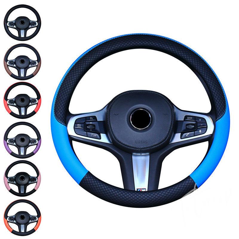 ハンドルカバー 編み込み ステアリングカバー 車 編み上げ 手縫い レザー ステアリング 軽自動車 普通車 乗用車 内装 おしゃれ 22fxp002 Totoroshop 通販 Yahoo ショッピング